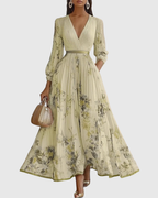 Pleated Resort Maxi Dress