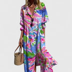 Sunset Boho Midi Dress