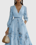 Pleated Resort Maxi Dress