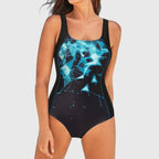 Shaping Printed One-Piece Swimsuit